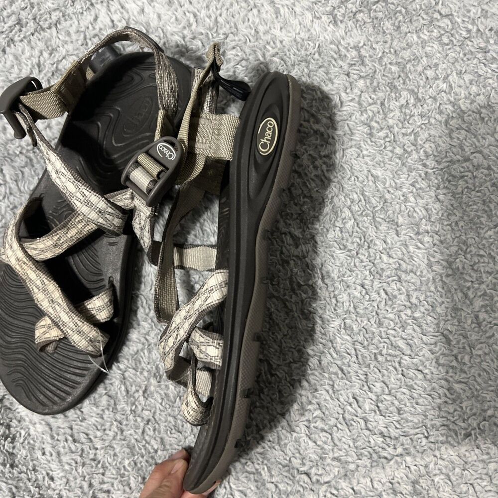 Chaco Ladies Sandals Sz 9 Beige Casual - Picture 5 of 12